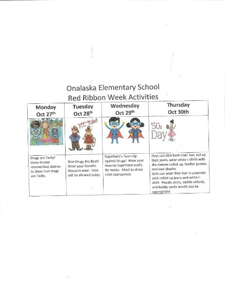 Red Ribbon Dress Up Days